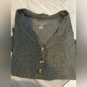 Henley sweater